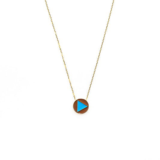 African Sky Pendant Necklace - 17mm